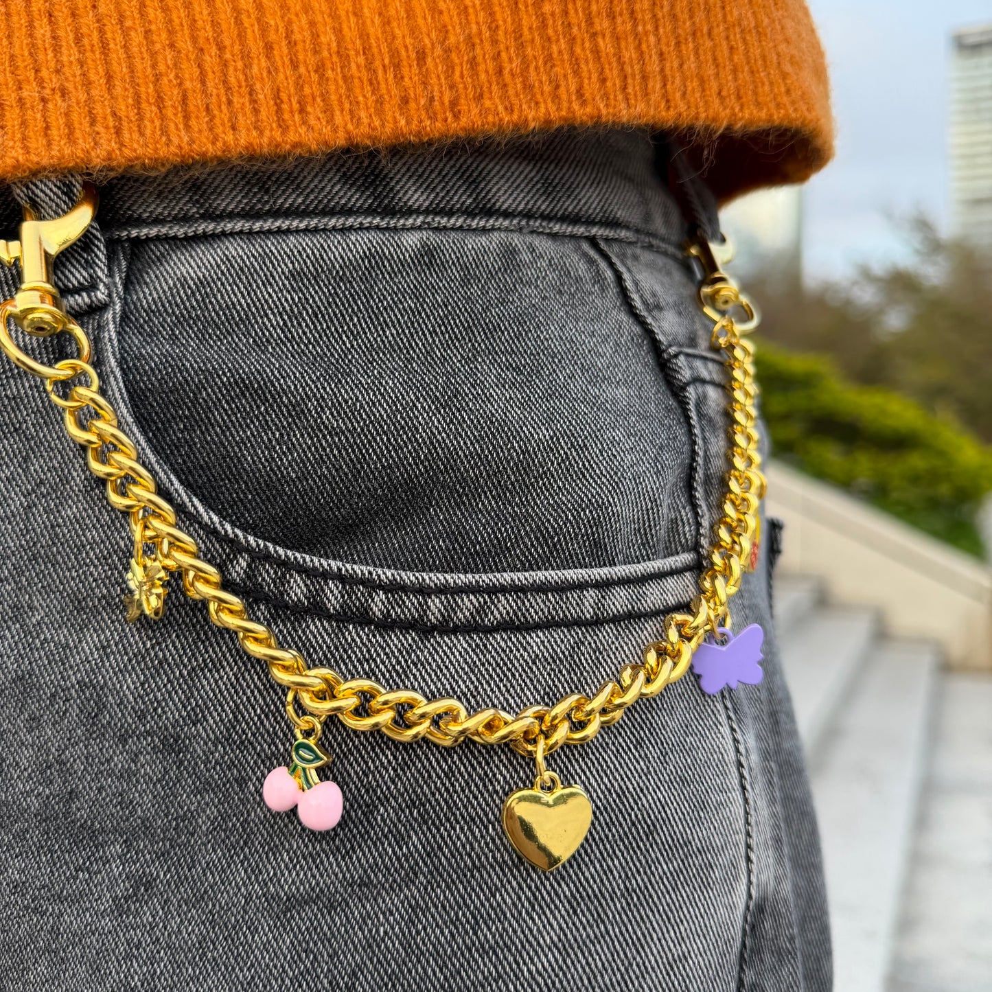 Butterfly Chain Charm