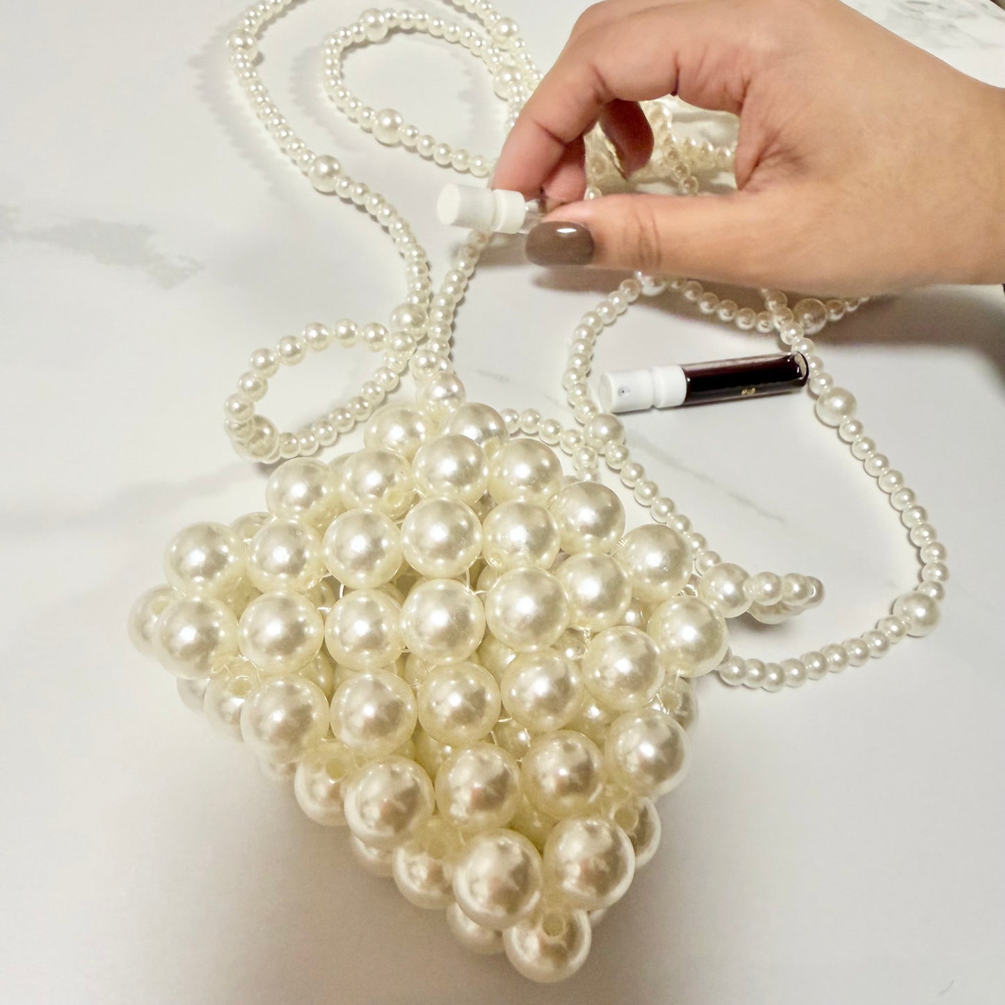 Crossbody Pearl Mini Bag