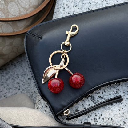 Cherry Charm Keychain