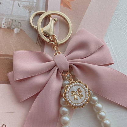 Bow Pearl Charm