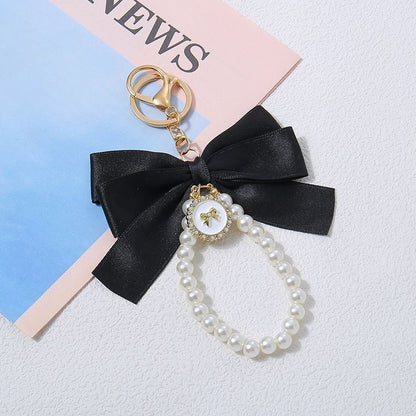 Bow Pearl Charm
