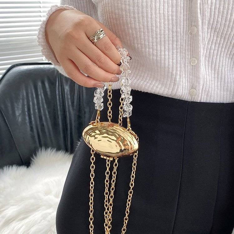 Seashell metal bag